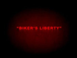 Biker\'s liberty. tidak dicukur stripling jackoff