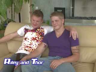 Riley & thor im homosexuell dreckig video vid