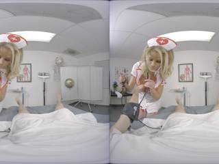 Wankz VR - two Nurses take Real Good Care of this Patient's dick in VR