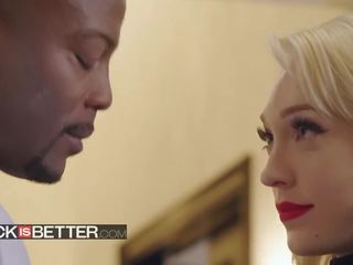 Dirty Blonde Lily Labeau craves that big black peter - BABES